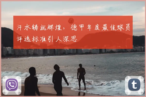 汗水铸就辉煌，德甲年度最佳球员评选标准引人深思